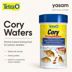 TETRA - Cory Wafers made from Shrimp Sinking food for bottom dwellers