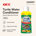 GEX - Turtle Water Conditioner Odor & Bacteria Control 300ml Terrapin Aquarium Treatment