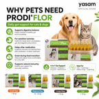 Prodipets - PRODI'FLOR Cat & Dog 30 Vials Probiotics Prebiotics Gut Health & Immunity Supplement