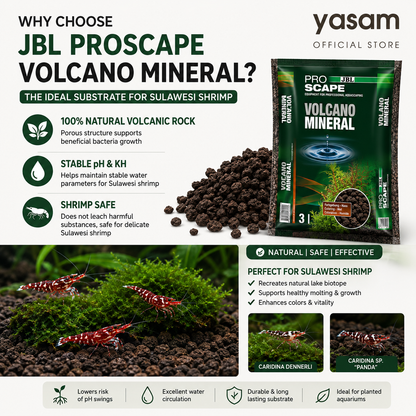 JBL - PROSCAPE VOLCANO MINERAL 3L Volcanic Soil Sulawesi Shrimp