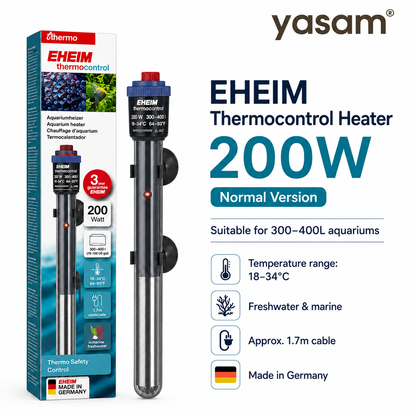 EHEIM - Aquarium Heater Smart thermocontrol +e 150, +e300, Normal Heater Option Available