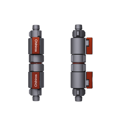 CHIHIROS - Double Tap Quick Connector Convertor Reducer Easy Release 16/22mm to 12/16mm