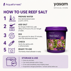 AQUAFOREST - Reef Salt Marine Salt Mix with Calcium Magnesium Trace Elements For Cultured Corals