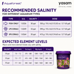 AQUAFOREST - Reef Salt Marine Salt Mix with Calcium Magnesium Trace Elements For Cultured Corals