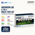 NT LABS - Aquarium Water 6 in 1 Multi Test Kit (Up to 200 Tests Combined)