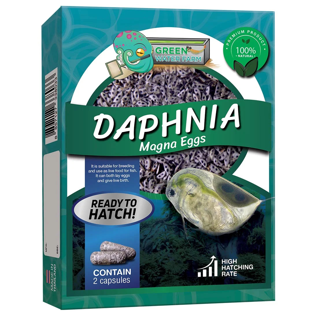 YASAM - Daphnia Rotifer Fairy Shrimp Moina Hatchable Live Feeder Food for Fries by Green Water Farm
