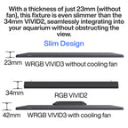 Chihiros - WRGB VIVID 3 LED Light New Launch Hanging Aquascape Smart Light