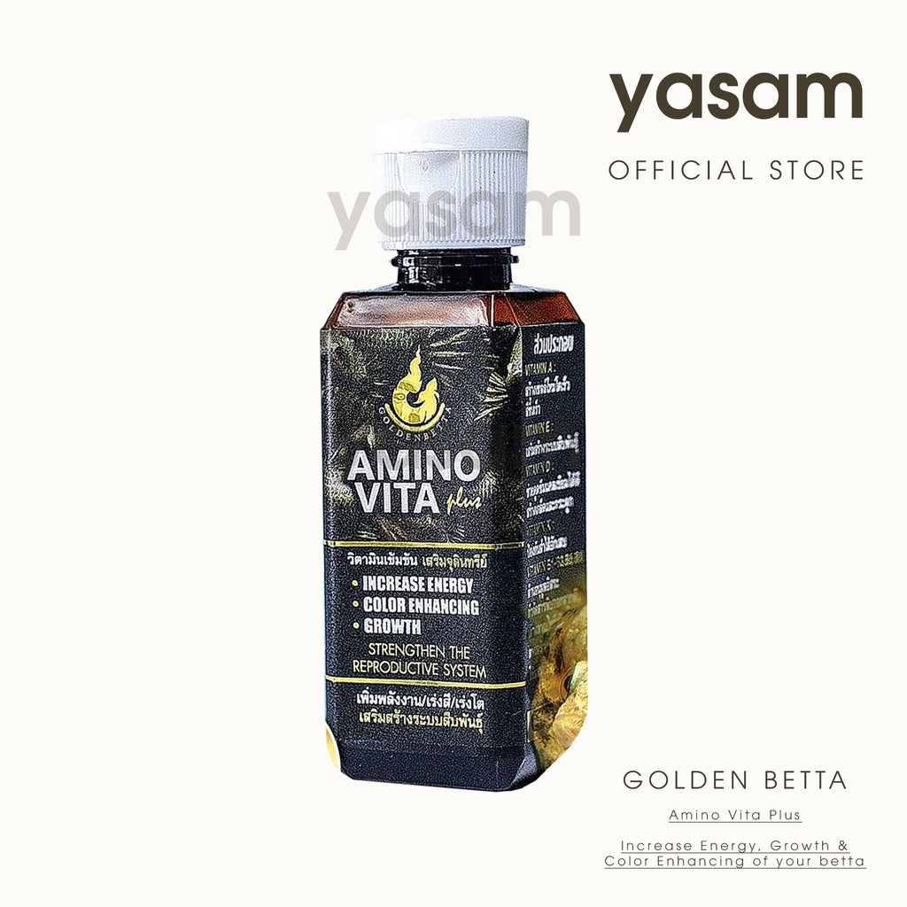 GOLDEN BETTA - Aminovita Plus (Vitamin Makanan: Meningkatkan Warna dan Pertahanan Imunitas)
