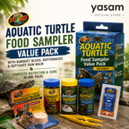 ZOO MED - Food Sampler for Aquatic Turtles with 6 items inside