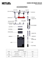 NETLEA - NO1S/NO2S Hang on Canister Filter (Planted tank version with Inline CO2 Diffuser)