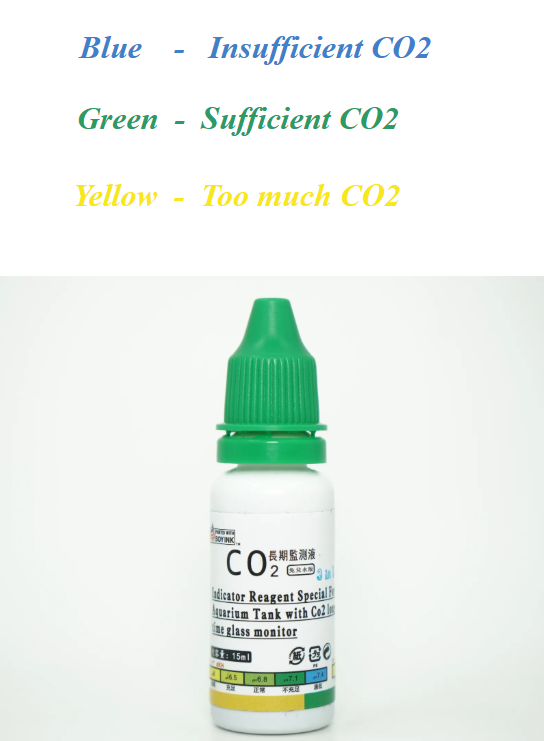 CHIHIROS - CO2 Indicator Tiny or Hanging Type for Aquarium Aquascape and Liquid Refill