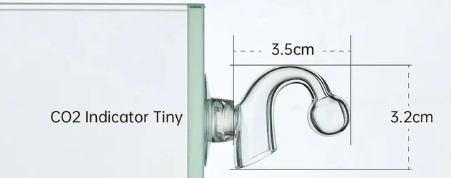 CHIHIROS - CO2 Indicator Tiny or Hanging Type for Aquarium Aquascape and Liquid Refill