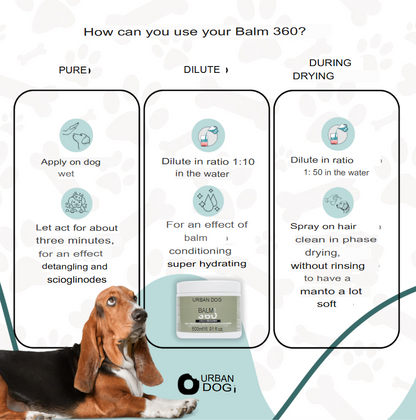 URBAN DOG - Balm 360 500ML Restructuring Mask & Conditioner