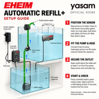 EHEIM Waterrefill Automatic Refill+ ATO System Auto Top Off for Aquarium Water Level Controller