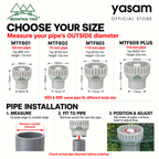 Mountain Tree Pond Surface Skimmer Pool Connector Floating Debris Collector Koi Pond MTF603 110mm