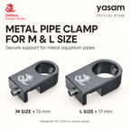 CHIHIROS Metal Pipe Clamp 12mm and 16mm pipes Aluminium Allow Aquarium Inflow Outflow Pipe Holder