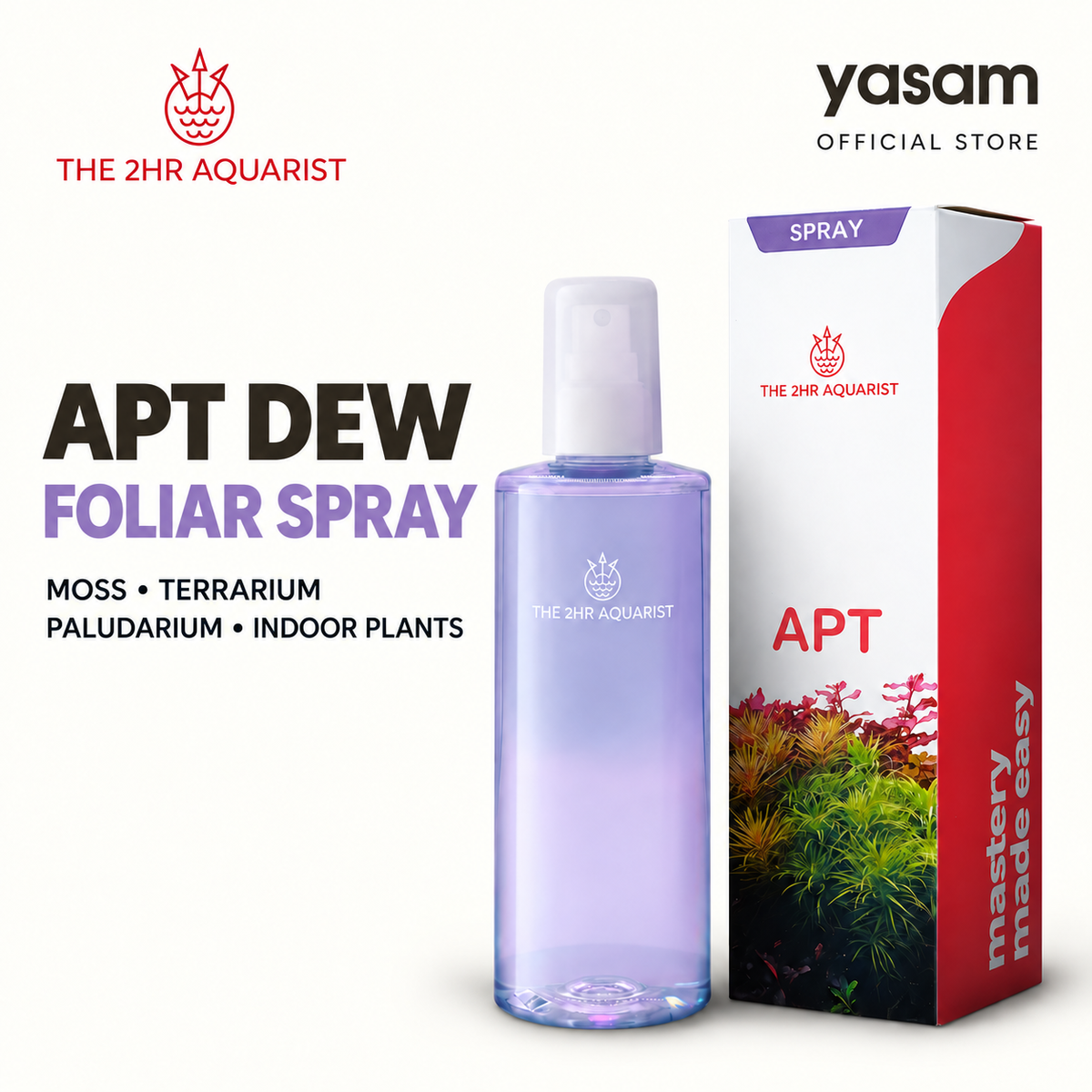 2Hr Aquarist APT DEW Foliar Spray Moss Fertilizer Terrarium Paludarium Indoor Plants