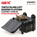 GEX - Turtle Dust Catcher Turtle Filter Waste Collector Water Cleaner Aquarium Accessory