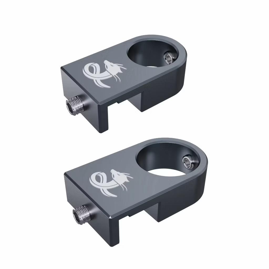 CHIHIROS Metal Pipe Clamp 12mm and 16mm pipes Aluminium Allow Aquarium Inflow Outflow Pipe Holder