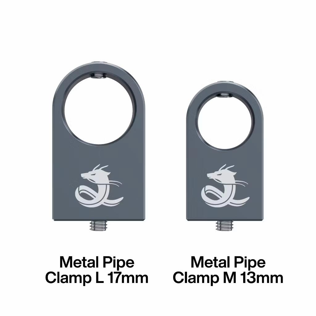 CHIHIROS Metal Pipe Clamp 12mm and 16mm pipes Aluminium Allow Aquarium Inflow Outflow Pipe Holder