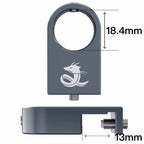 CHIHIROS Metal Pipe Clamp 12mm and 16mm pipes Aluminium Allow Aquarium Inflow Outflow Pipe Holder