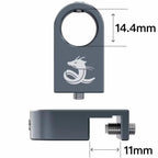 CHIHIROS Metal Pipe Clamp 12mm and 16mm pipes Aluminium Allow Aquarium Inflow Outflow Pipe Holder