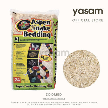 ZOO MED - Aspen Snake Bedding (Good for hamster)