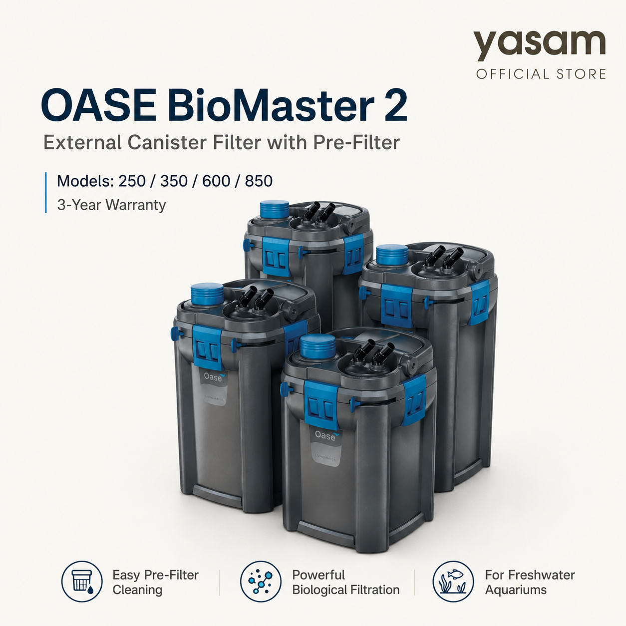 OASE Biomaster - (External Cannister Filter) Best performing filter in the market