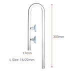 CHIHIROS - Lily Glass Pipe Inflow Outflow Aquarium Filter Pipe Clear Glass