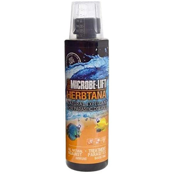 MICROBE-LIFT Herbtana Natural Expellant for Parasite, Ich, Flukes, Fresh and Salt Water 473ML(16oz)
