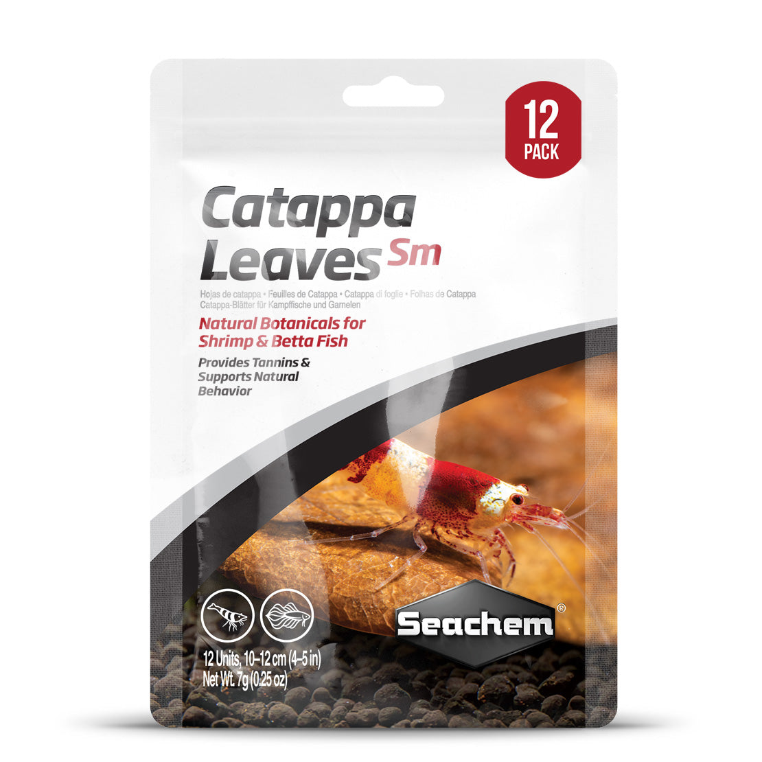 SEACHEM - Catappa Leaves and Tea Bags (Natural botanicals for shrimp & Betta fish)