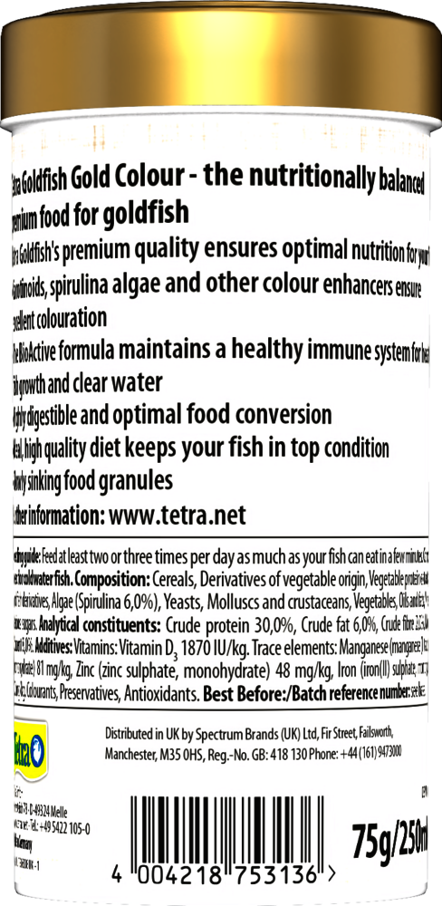 TETRA - Goldfish Food (Pellet and Sticks)