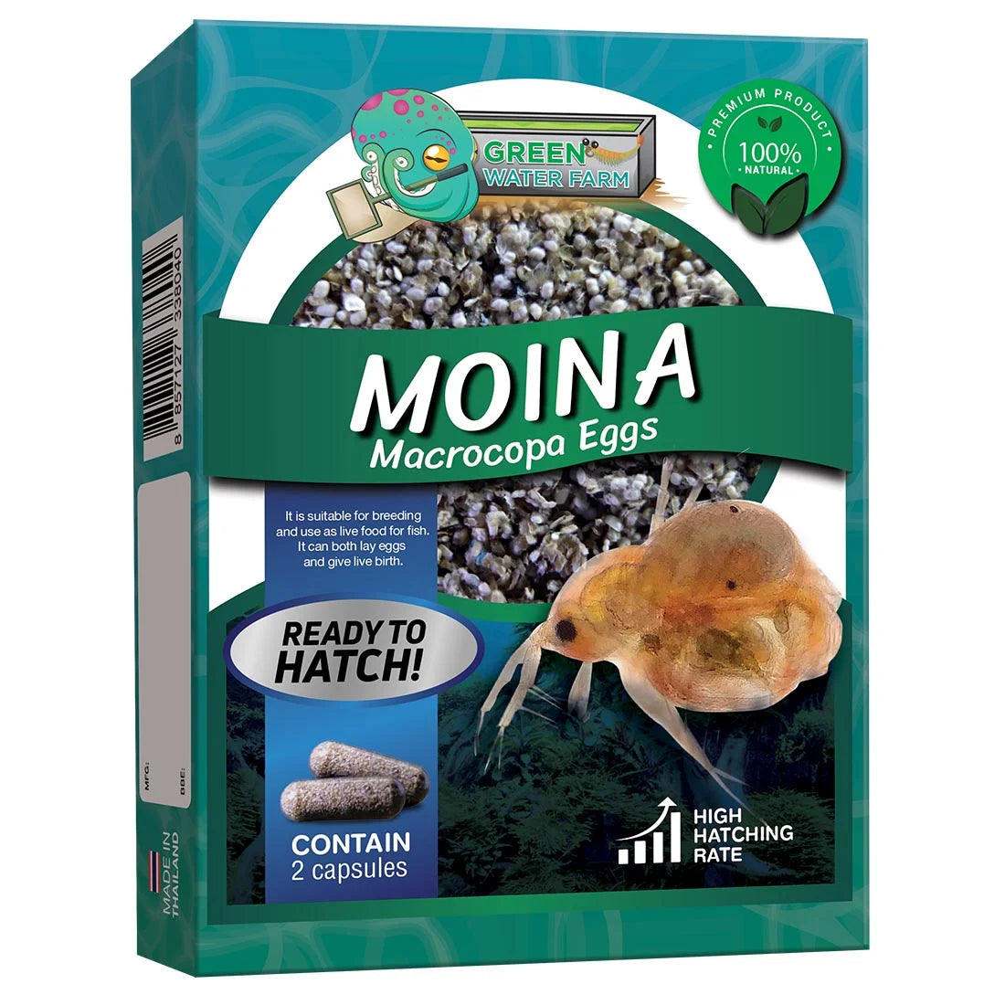 YASAM - Daphnia Rotifer Fairy Shrimp Moina Hatchable Live Feeder Food for Fries by Green Water Farm