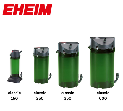 EHEIM - classic external filter comes with media classic 150, 250, 350, 600 for tanks up to 600L