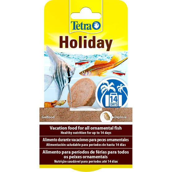 TETRA - 14 Day Holiday Food Block for all ornamental fish contains daphnia