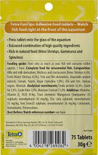 TETRA - FunTips Tablets 20 Tab for Aquarium Stick on Glass Food for tropical fishes