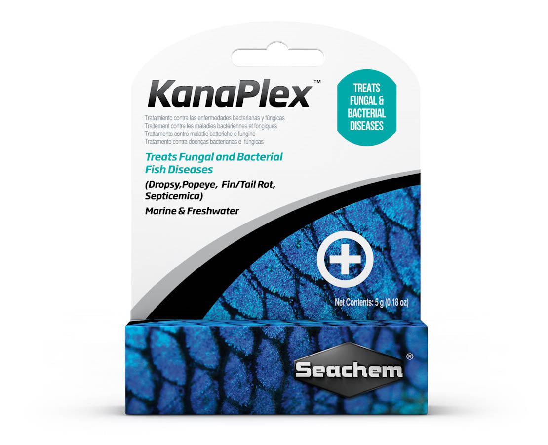 SEACHEM - Kanaplex and Metroplex Fish Medication for Dropsy, Popeye, Finrot, Cloudy eye, Mouth Rot, Body Redness, Parasitic, Ich, Velvet