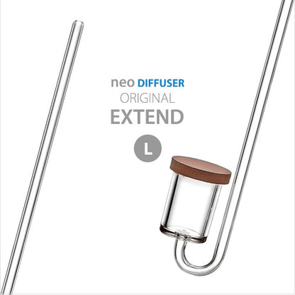 AQUARIO NEO - CO2 Diffuser Extend Original & Special Brown (Finest air bubbles in the industry)