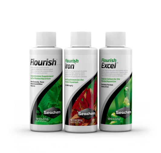 SEACHEM - PLANT PACK FUNDAMENTALS Aquarium Plant Nutrition All 3 Favorites in 1 pack