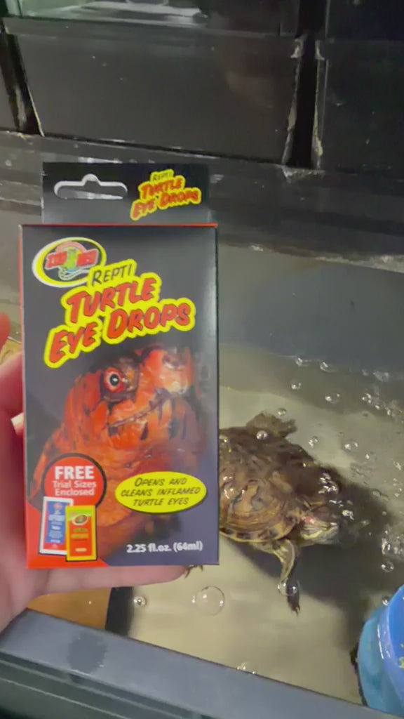 ZOO MED - Repti Turtle Eye Drops (Opens and Cleans Inflamed Turtle Eyes) 64ml