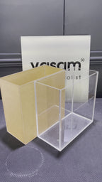 YASAM - Optic Clear Acrylic Tank for Betta Fighting Fish L20 W10 H20