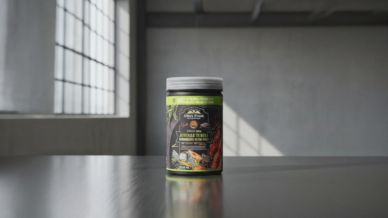 AZOO Ultra Fresh - Juvenile Turtle Stick | Growth Formula Food for Baby Turtles High Protein Calcium