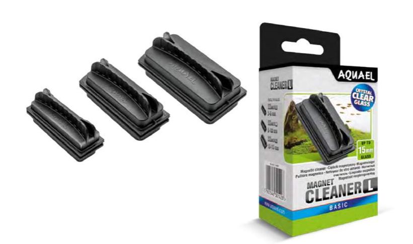 AQUAEL - Magnetic Glass Cleaner S/M/L (6mm/10mm/15mm) and Cleaner Scraper 2in1 (S/M/L)