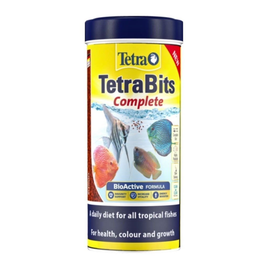 TETRA - TetraBits Complete Discus Fish Food Tropical Fish Granules 300g/ 1150g
