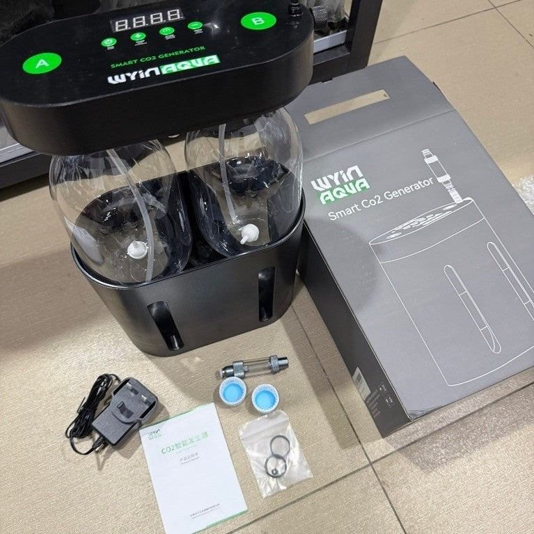 WYIN AQUA Smart CO2 Generator Aquarium Planted Tank Digital Pressure System DIY Citric & Baking Soda