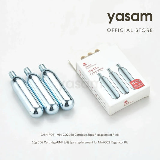 CHIHIROS - Mini CO2 16g Cartridge 3pcs Replacement Refill