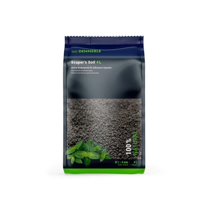 DENNERLE - Scaper's Soil untuk tanah aquascape dengan mineral aktif dan pencegah alga