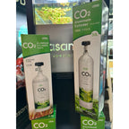 ISTA- Shiny Smooth CO2 filled Cylinder 1L, 2L, 3L with knob and side facing for solenoid joint