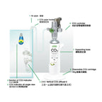 ISTA- Premium CO2 Disposable Supply Set with solenoid Auto on/off during daytime for Aquascape