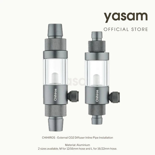 CHIHIROS - External CO2 Diffuser Inline Pipe Installation 12/16mm and 16/22mm